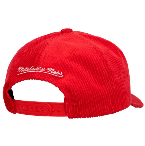 Comprare Chicago Bulls Arch Stamp Pro Pinch Snapback Cap Red|24Segons