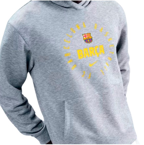 Buy FC Barcelona Basketball Sweatshirt 25-26 Grey | 24Segons