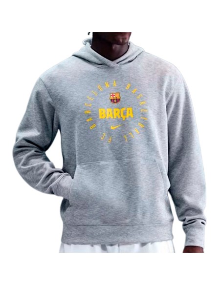 Buy FC Barcelona Basketball Sweatshirt 25-26 Grey | 24Segons