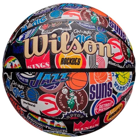 Acquista palla Wilson NBA tutta la squadra retrò Sz.7 | 24Segons