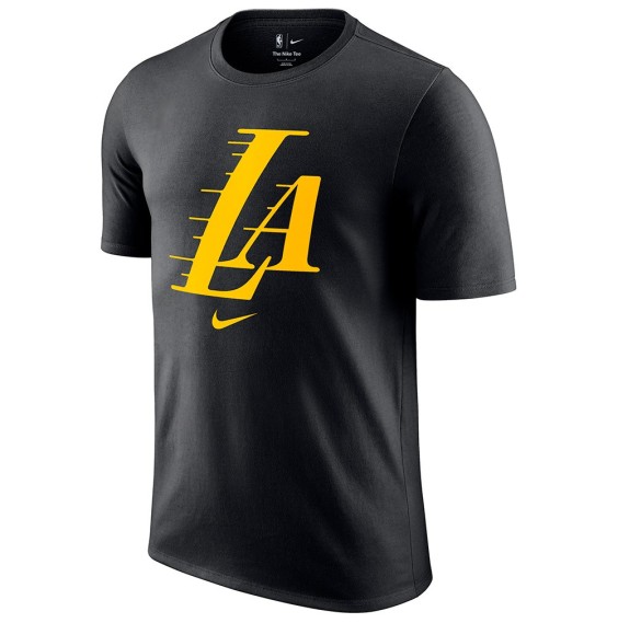 Acquista la T-shirt Lakers 25-26 Essential City Edition Nero 24Segons