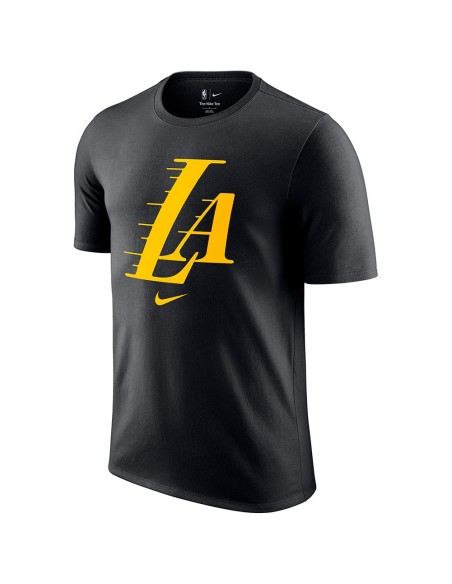 Acquista la T-shirt Lakers 25-26 Essential City Edition Nero 24Segons