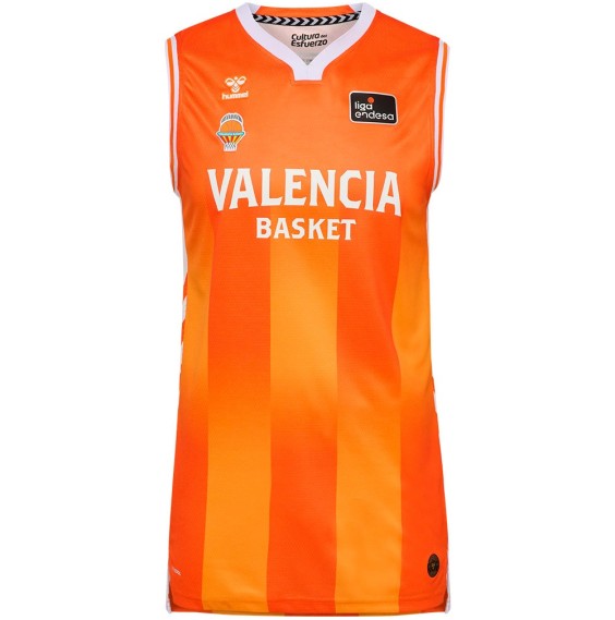 Buy Valencia Basket 25-26 ACB Home Orange T-Shirt 24Segons