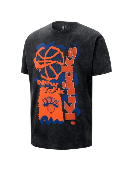 Acquista la T-shirt New York Knicks Max90 Black Junior | Maglia New York Knicks Max90 Black Junior 24Segons