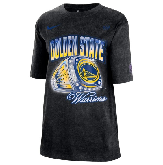 Comprar Samarreta Junio Warriors Courtside Ring Black | 24Segons