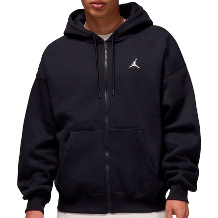 Acheter Jordan Brooklyn Oversized Full-Zip Black Sweatshirt | 24Segons