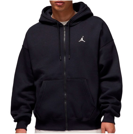 Acheter Jordan Brooklyn Oversized Full-Zip Black Sweatshirt | 24Segons