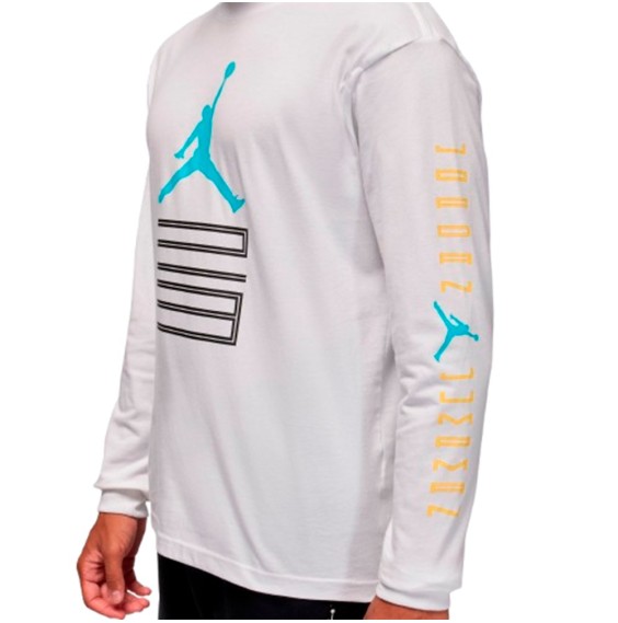Buy Jordan Brooklyn Long-sleeved AJ11 White T-Shirt 24Segons