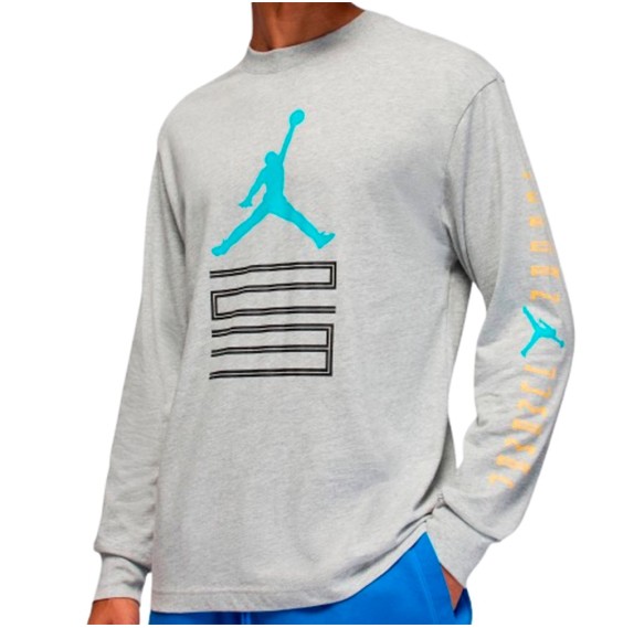 Comprar Samarreta Jordan Brooklyn Long-sleeved AJ11 Grey | 24Segons