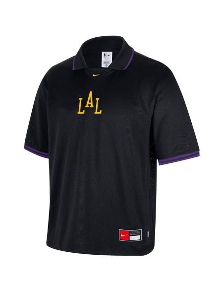 Acquista la T-shirt Lakers 25-26 City Edition Air Lifestyle Black|24Segons