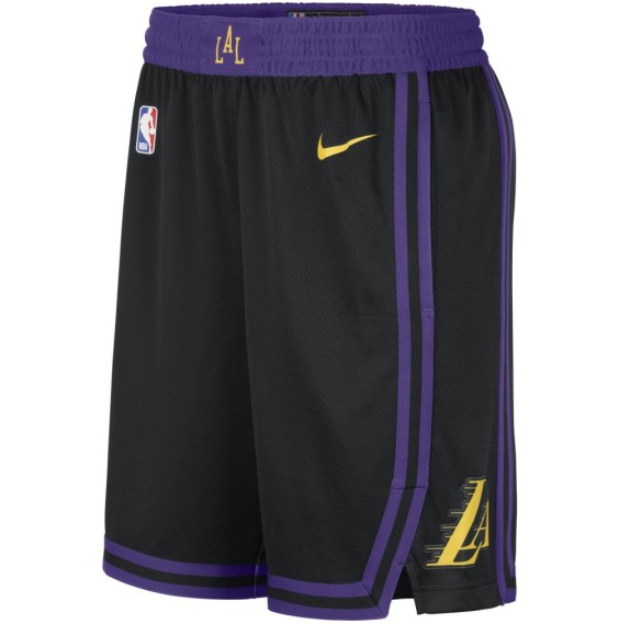 Buy Lakers Pants 25-26 City Edition Shorts Black | 24Segons