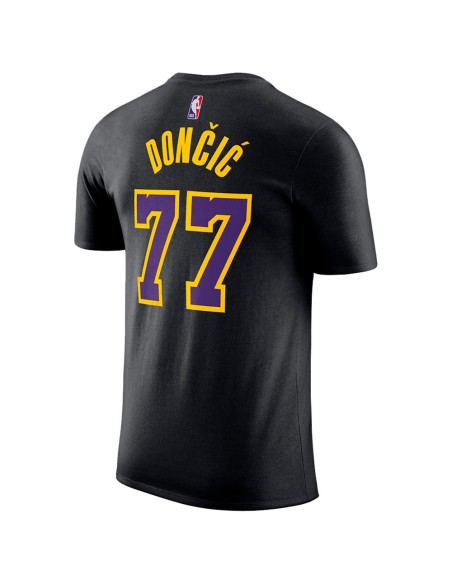Acheter Doncic Lakers Junior T-Shirt 25-26 City Edition Black | | 24Segons