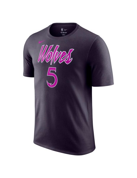 Acheter le T-shirt Junior Edwards Timberwolves 25-26 City Edition Black|24Segons