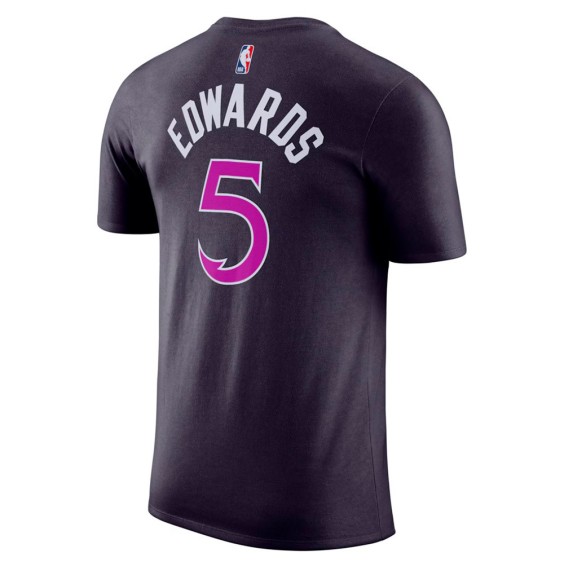 Compra Samarreta Junior Edwards Timberwolves 25-26 City Edition Black|24Segons