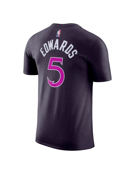 Acheter le T-shirt Junior Edwards Timberwolves 25-26 City Edition Black|24Segons