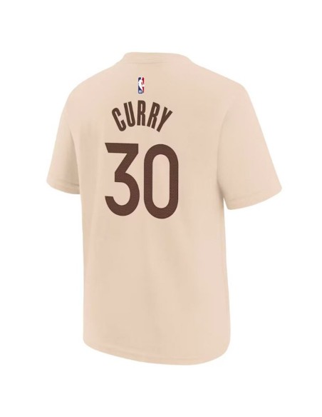 Comprar Samarreta Junior Curry Warriors 25-26 City Edition Natural | 24Segons