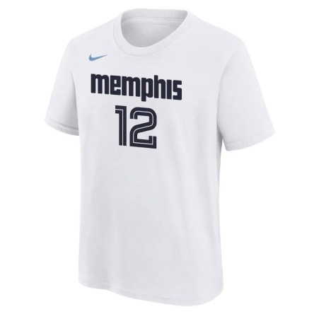 Acheter Morant Grizzlies Junior T-Shirt 25-26 City Edition White | 24Segons