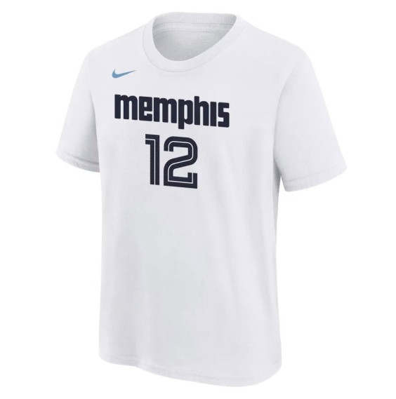 Acheter Morant Grizzlies Junior T-Shirt 25-26 City Edition White | 24Segons