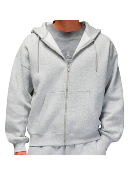 Acquista la felpa Jordan Brooklyn Fleece Oversized Full-Zip Grey | 24Segons
