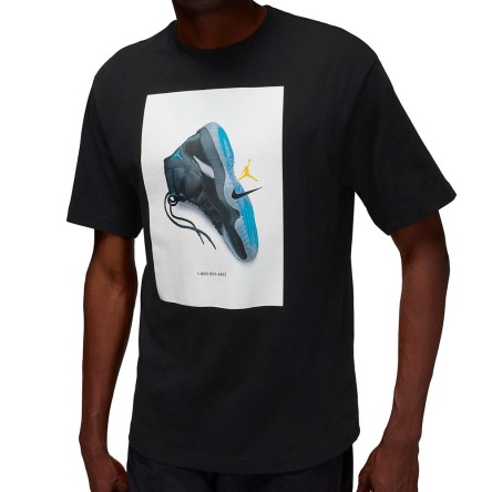 Buy Jordan Brooklyn AJ11 Gamma Black T-shirt 24Segons