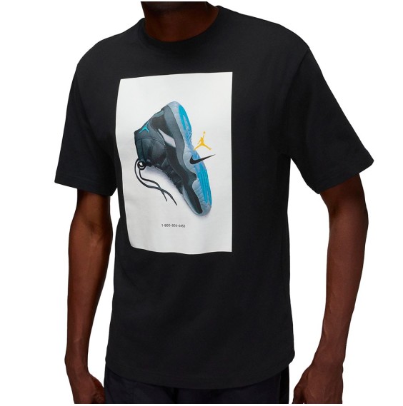 Buy Jordan Brooklyn AJ11 Gamma Black T-shirt 24Segons