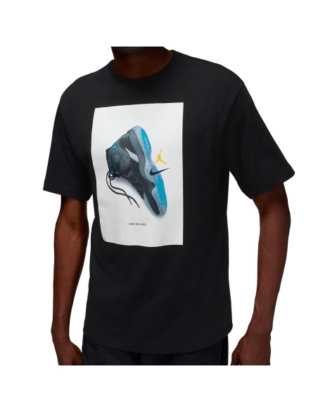 Acquistare Jordan Brooklyn AJ11 Gamma Black T-shirt 24Segons