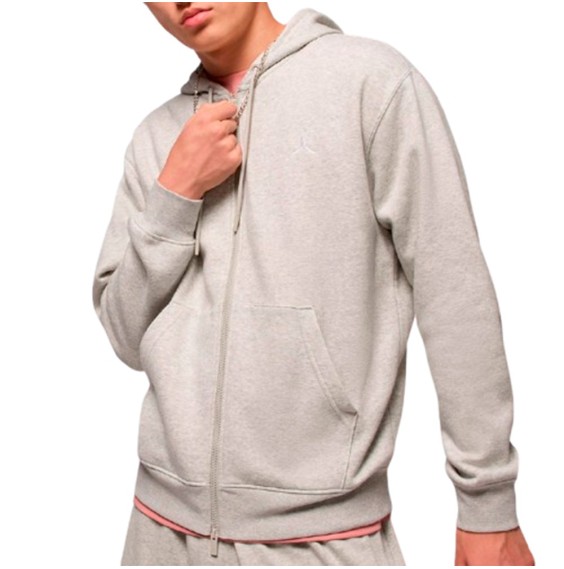 Acheter Sweatshirt Jordan Brooklyn Fleece Zip Hood Grey Heather | 24Segons