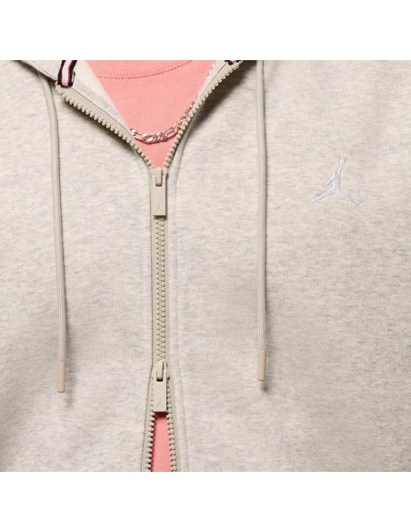 Comprar Sudadera Jordan Brooklyn Fleece Zip Hood Grey Heather | 24Segons