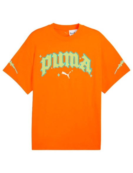 Comprar Camiseta Puma Hoops x Rick and Morty Orange | 24Segons