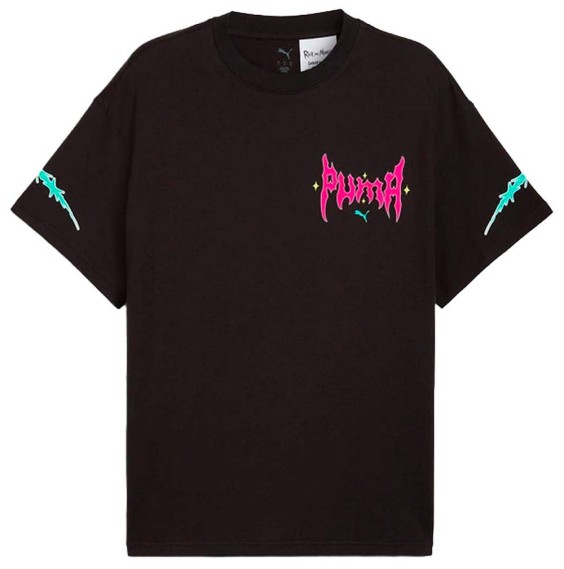 Comprar Camiseta Puma Hoops x Rick and Morty Tee Black | 24Segons