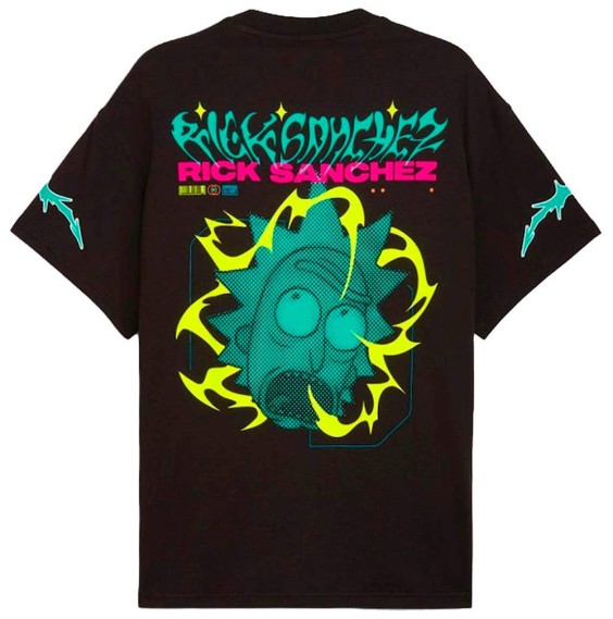 Comprar Camiseta Puma Hoops x Rick and Morty Tee Black | 24Segons