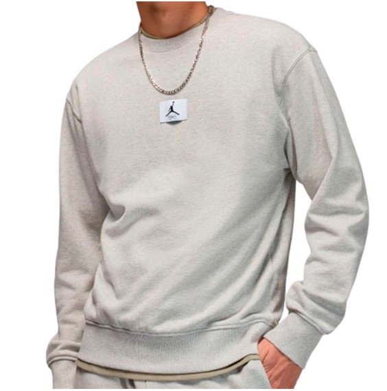 Acquista la felpa Jordan Flight Fleece Crew Grey | 24Segons