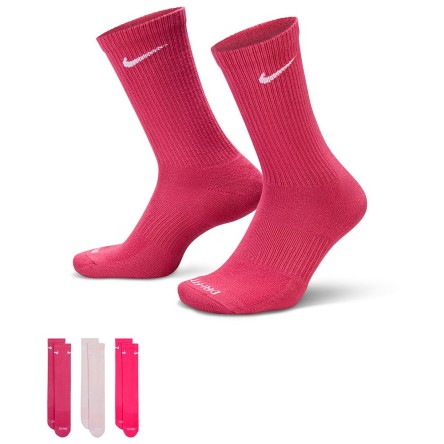 Acheter Nike Everyday Plus Cushioned Pink Tones 3Pk| Chaussettes24Segons