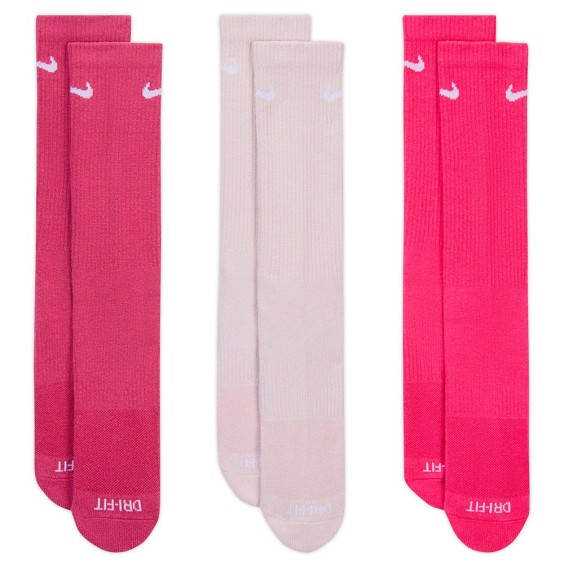 Comprar Calcetines Nike Everyday Plus Cushioned Pink Tones 3Pk|24Segons
