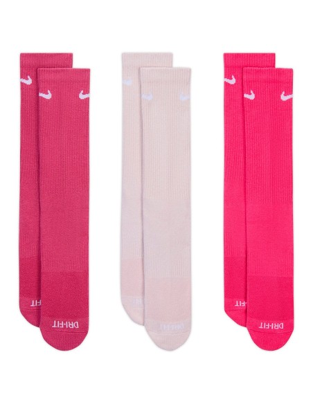 Comprar Calcetines Nike Everyday Plus Cushioned Pink Tones 3Pk|24Segons