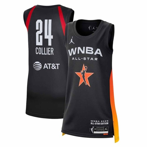 Shop Femmes Team Collier WNBA 2025 All-Star Game Black Swingman | 24Segons