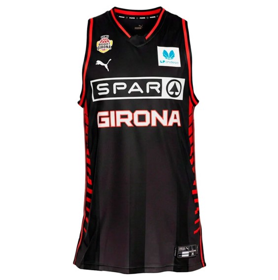 Acheter le t-shirt Spar Girona 25-26 Home Noir | 24Segons