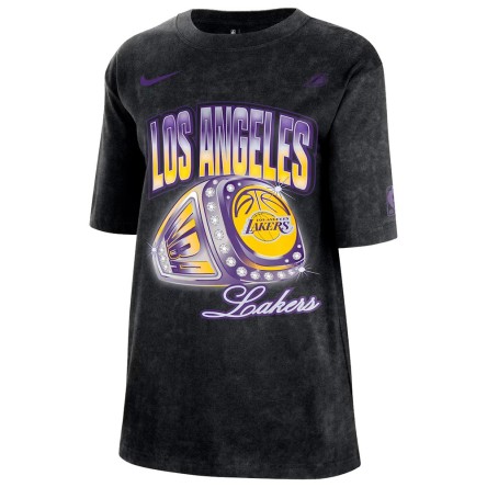 Comprar Camiseta Junior Lakers Courtside Ring Black | 24Segons