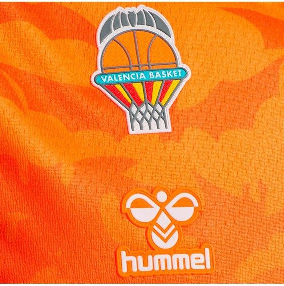 Acquista la Maglietta Valencia Basket Junior 25-26 ACB Home Orange|24Segons