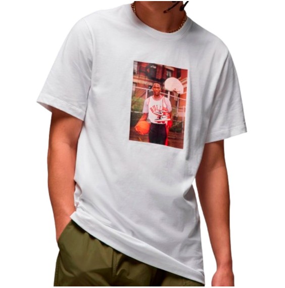 Acheter T-Shirt Jordan MJ Photo White | 24Segons