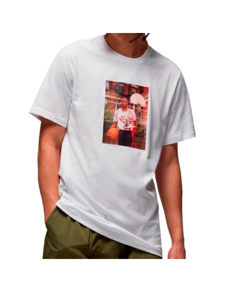 Acheter T-Shirt Jordan MJ Photo White | 24Segons