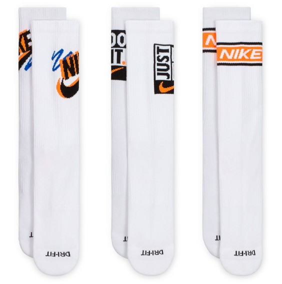 Comprar Calcetines Nike Everyday Plus Multilogo Pk.3 | 24Segons