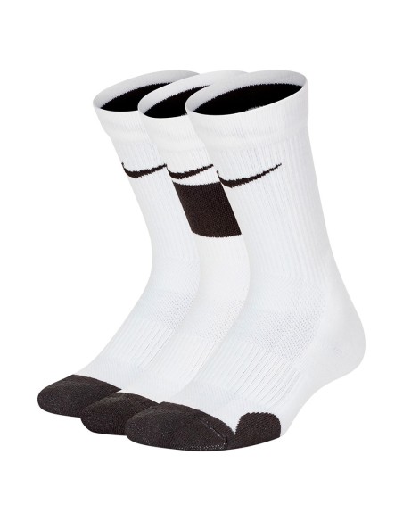 Acheter les chaussettes Junior Nike Elite Dri-FIT White Pk. 3 | 24Segons