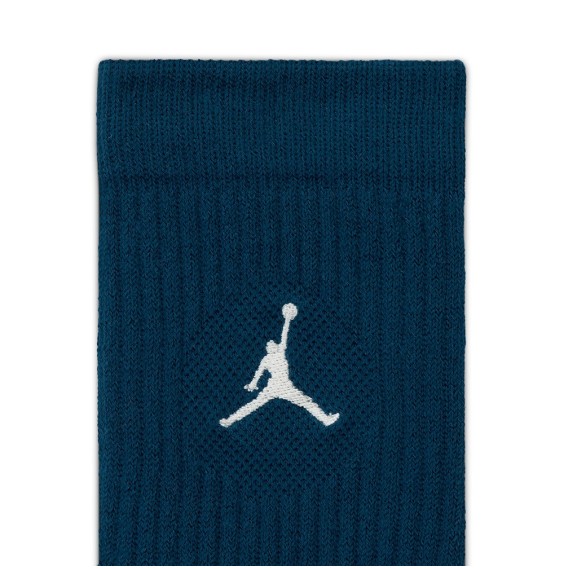 Acheter Jordan Everyday Crew Blue Yellow Red (3pk) Socks | 24Segons