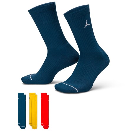 Comprar Calcetines Jordan Everyday Crew Blue Yellow Red (3pk) | 24Segons