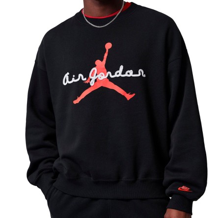 Comprar Sudadera Jordan Brooklyn Air Jumpman Black Red | 24Segons