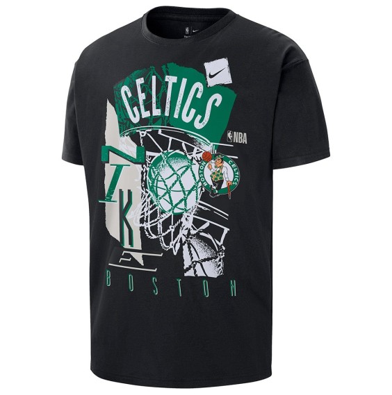 Comprar Camiseta Boston Celtics Courtside Graphic Black | 24Segons