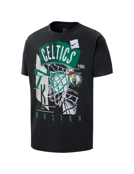 Comprar Samarreta Boston Celtics Courtside Graphic Black| 24Segons