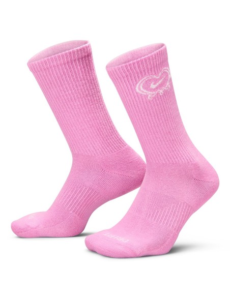Buy Nike Everyday Crew Magenta Socks | 24Segons