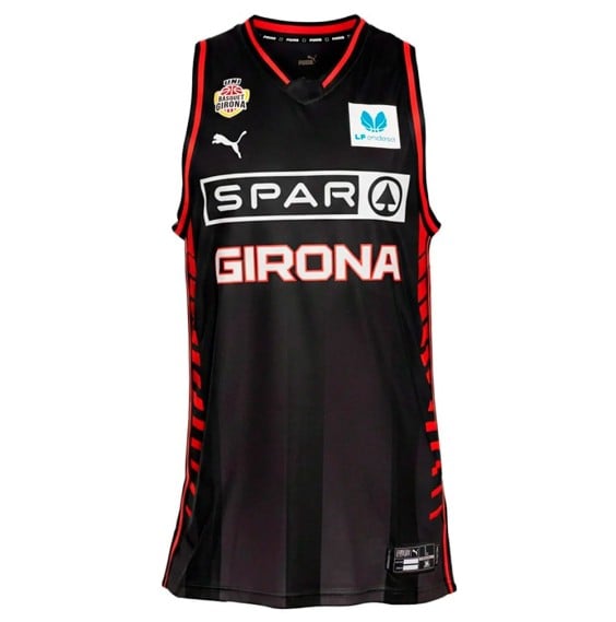 Buy Spar Girona T-Shirt 25-26 Home Black | 24Segons